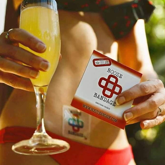 B1 Hangover Prevention Patch 25Pack Rainbow Booze Bandage
