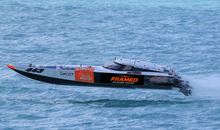 Load image into Gallery viewer, 4 pack Framed Offshore Racing Booze Bandages