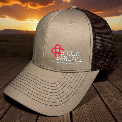 Booze Bandage Trucker Snapback Hat