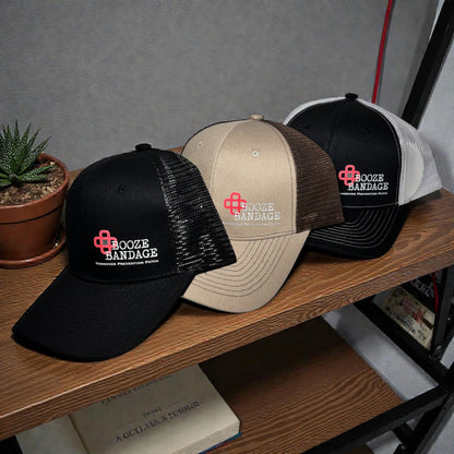Booze Bandage Trucker Snapback Hat