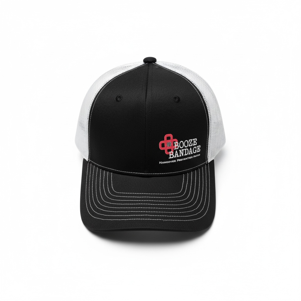 Booze Bandage Trucker Snapback Hat
