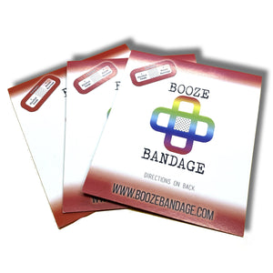 B1 Hangover Prevention Patch  10-Pack Rainbow Booze Bandage