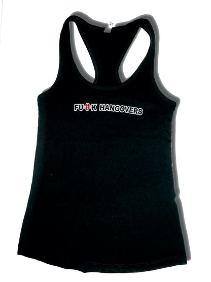 Black Women's Hangover Tank Top Razor Back